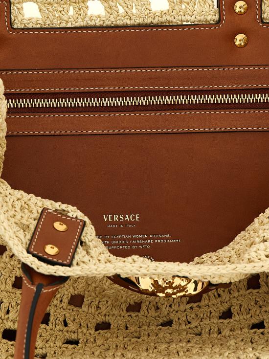 26SS 베르사체 토트백 10047411A169992KJ8V Beige - VERSACE