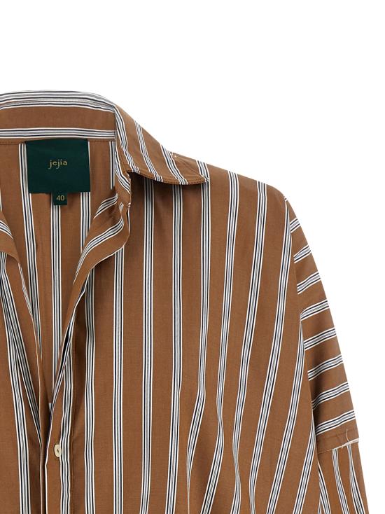 26SS 제지아 블라우스 MJD169052731RUSTBROWNWITHSTRIPES Multicolor - JEJIA