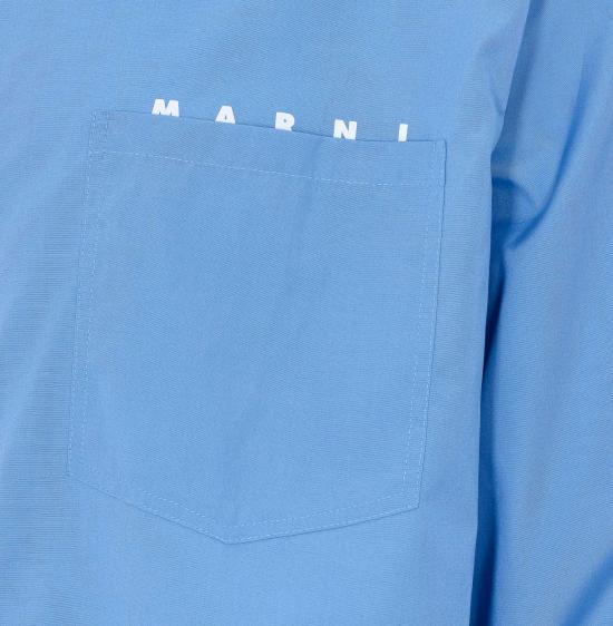 26SS 마르니 긴팔 셔츠 CUMU0297P0 USCT88LWB31 Blue - MARNI