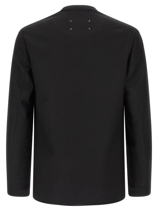 26SS 마르지엘라 칼라리스 블레이저 S50BN0318S47782900 Black - MAISON MARGIELA