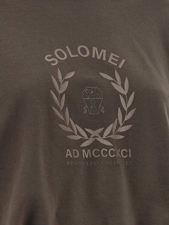 26SS 브루넬로 쿠치넬리 긴팔 티셔츠 MH827HZ500C8589 Brown - BRUNELLO CUCINELLI