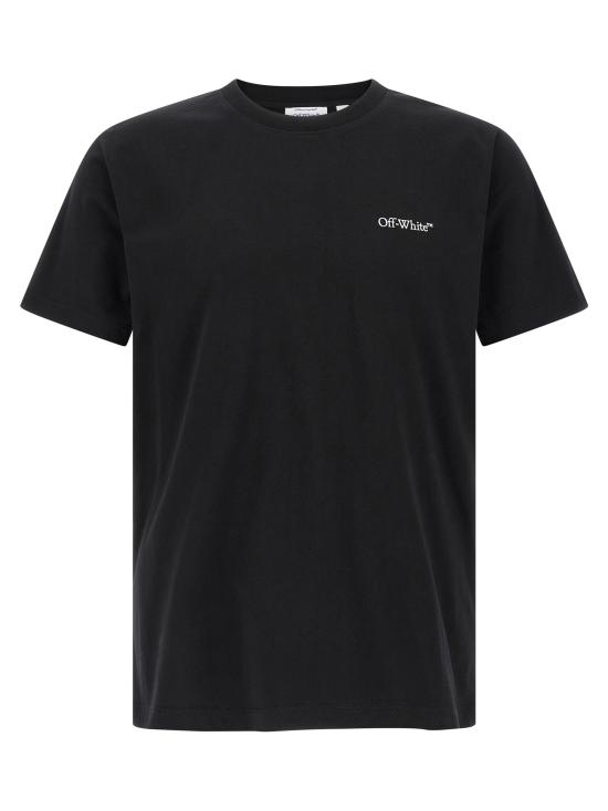 26SS 오프화이트 반팔 티셔츠 OMAA027S26JER00100010001 Black