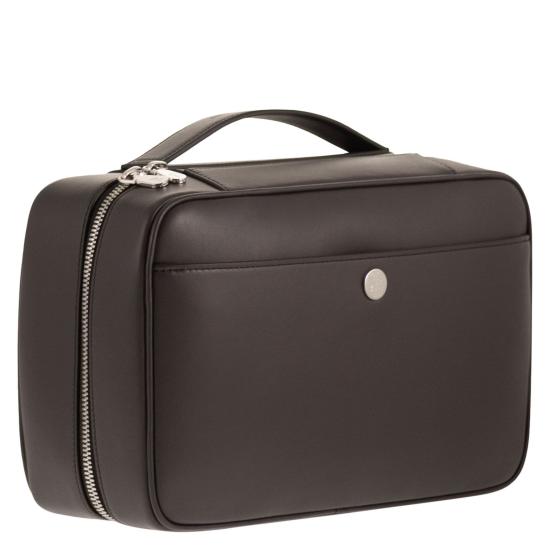 26SS 브루넬로 쿠치넬리 뷰티 케이스 MWZNBU441 DARK BROWN - BRUNELLO CUCINELLI