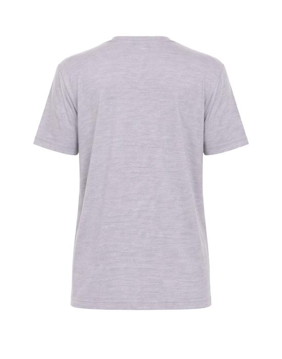 25FW 알베니 1905 긴팔 티셔츠 남성용 버진 울 티셔츠 그레이 멜란지 AUT-25 086 그레이 울 티셔츠 - ALBENI 1905