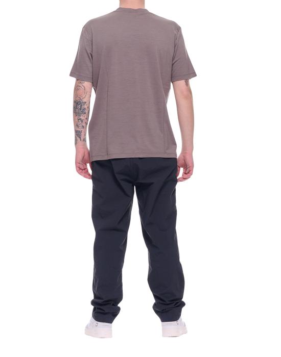 25FW 알베니 1905 긴팔 티셔츠 남성용 버진 울 티셔츠 머드 브라운 AUT-25 007 머드 울 티셔츠 - ALBENI 1905