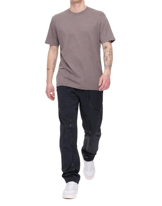 25FW 알베니 1905 긴팔 티셔츠 남성용 버진 울 티셔츠 머드 브라운 AUT-25 007 머드 울 티셔츠 - ALBENI 1905