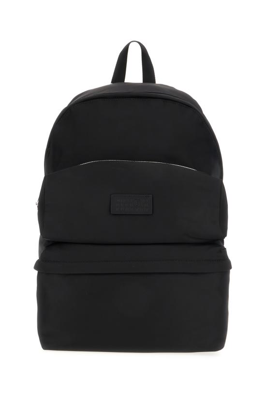 26SS MM6 메종마르지엘라 넘버 로고 포켓 백팩 SB5WA0006P8504 T8013 BLACK