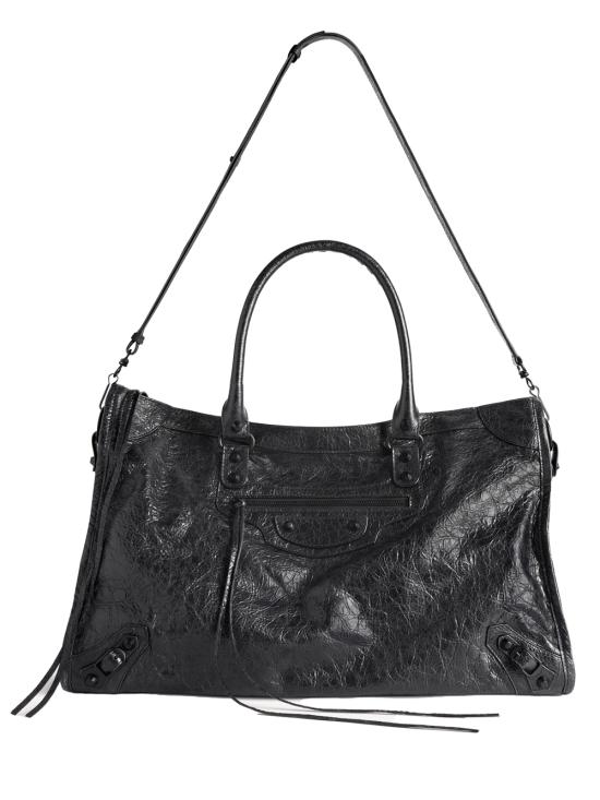 26SS 발렌시아가 르 시티 라지 백 808388 2ABEL 1000 BLACK - BALENCIAGA