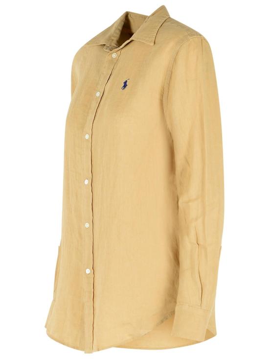 26SS 폴로 랄프로렌 포니 자수 리넨 셔츠 (211970730009) 211970730506 Beige - POLO RALPH LAUREN