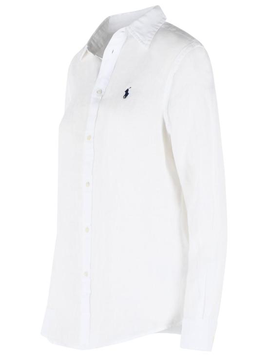 26SS 폴로 랄프로렌 포니 자수 리넨 셔츠 (211970730009) 211970730518 White - POLO RALPH LAUREN