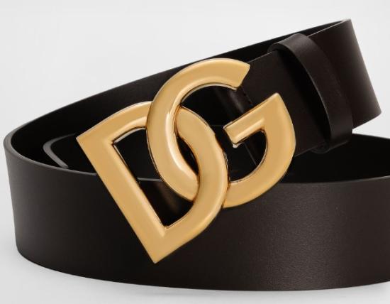 25FW 돌체앤가바나 가죽 벨트 BC4646AX622 8B421 MORO ORO - DOLCE & GABBANA