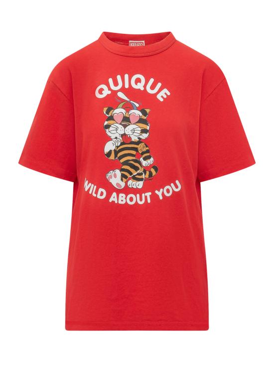 26SS 겐조 반팔 티셔츠 FG55TS2124SK 22 CHERRY