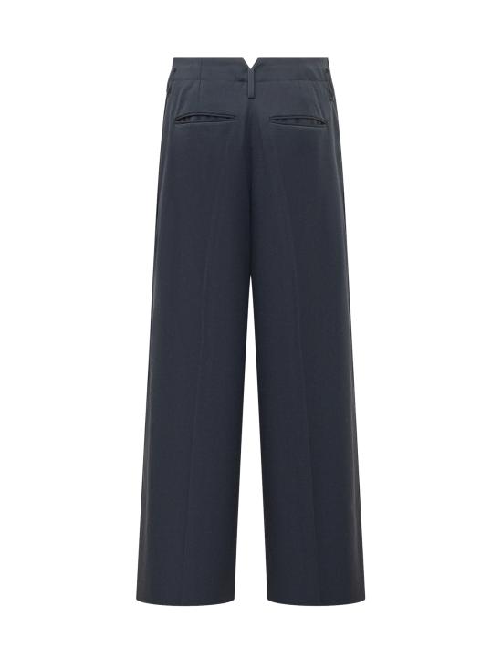 26SS 겐조 스트레이트 팬츠 FG52PA1259TF 76 NAVY BLUE - KENZO