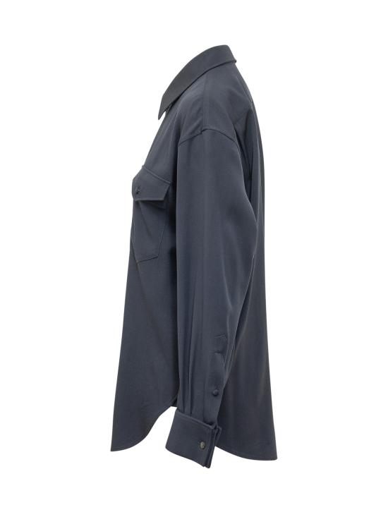 26SS 겐조 셔츠 FG52CH2839TF 76 NAVY BLUE - KENZO