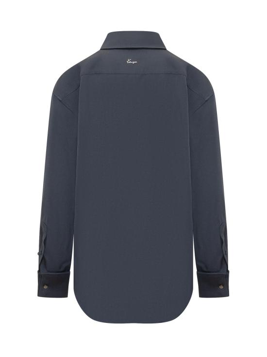 26SS 겐조 셔츠 FG52CH2839TF 76 NAVY BLUE - KENZO