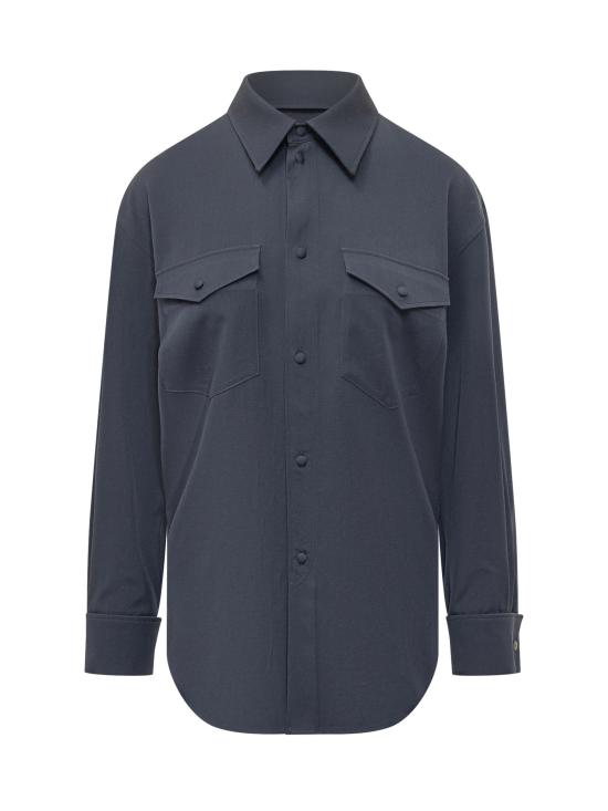 26SS 겐조 셔츠 FG52CH2839TF 76 NAVY BLUE