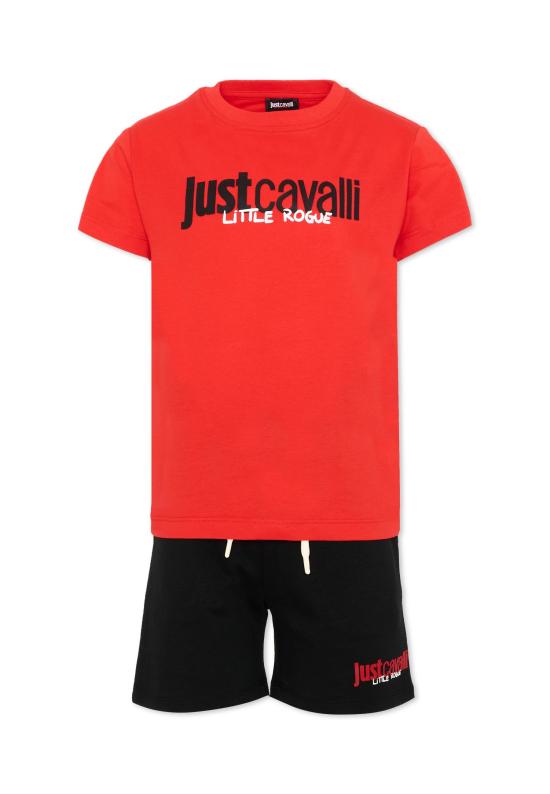 26SS [키즈] Just cavalli kids 오버롤 JIP26090CJ RED FLAME SCARLAT