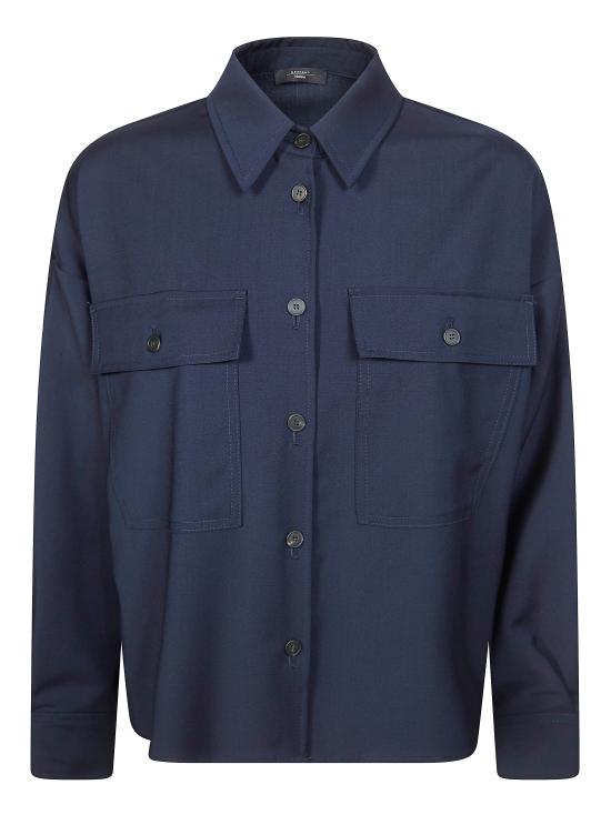 26SS 위켄드막스마라 자켓 2615041021600 001 BLU