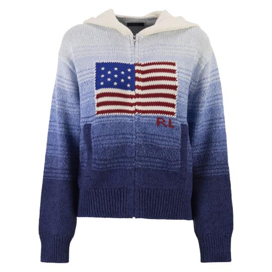 26SS 폴로 랄프로렌 스웨터 211A96251 WHITE BLUE