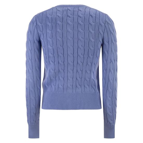  폴로 랄프로렌 폴로 자수 케이블 니트 가디건 211971868 LIGHT BLUE - POLO RALPH LAUREN