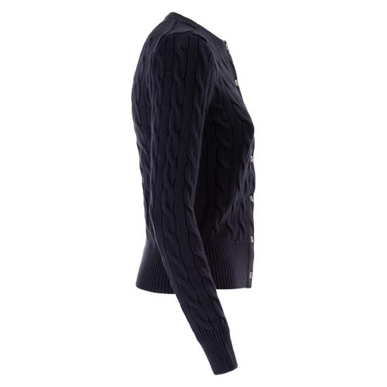  폴로 랄프로렌 폴로 자수 케이블 니트 가디건 211971868 NAVY - POLO RALPH LAUREN