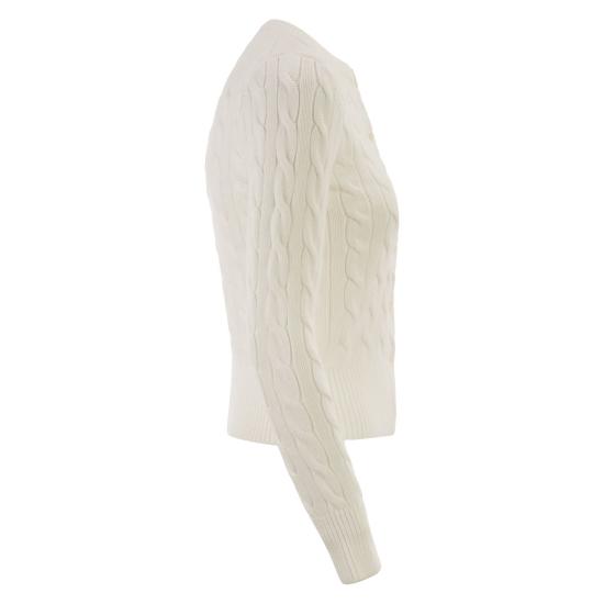  폴로 랄프로렌 폴로 자수 케이블 니트 가디건 211971868 WHITE - POLO RALPH LAUREN