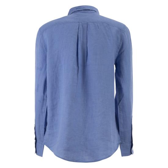 26SS 폴로 랄프로렌 포니 자수 리넨 셔츠 (211970730009) 211970730 LIGHT BLUE - POLO RALPH LAUREN