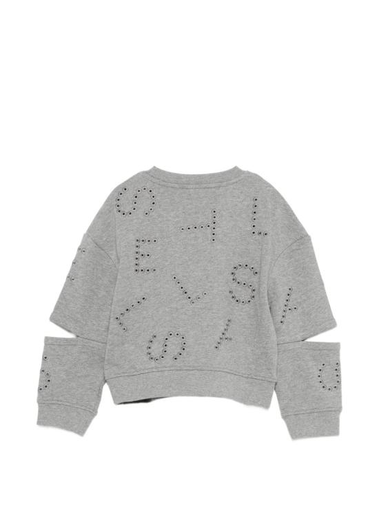 26SS [키즈] 스텔라 맥카트니 트레이닝 상의 TY4B70 Z3409808 Grey - STELLA MCCARTNEY