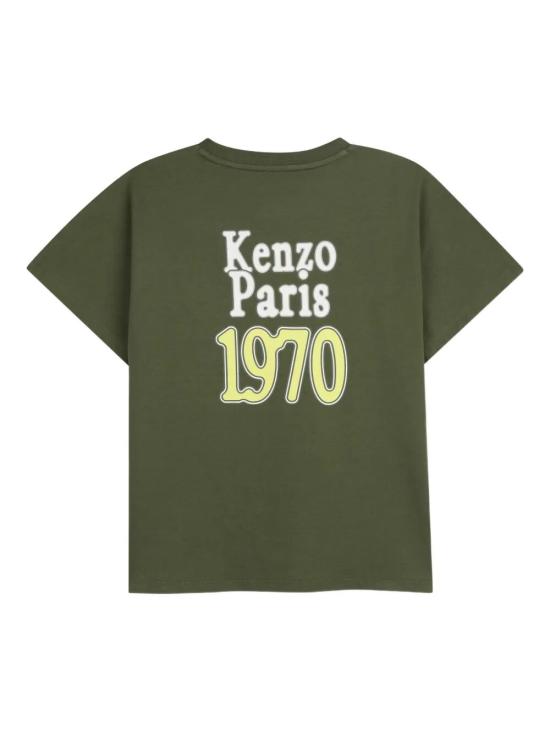 26SS [키즈] 겐조 티셔츠 K61884 64B KAKI - KENZO