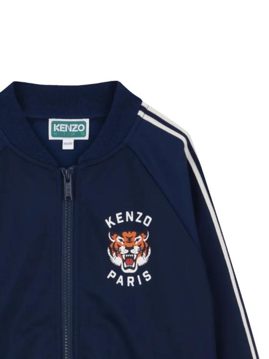 26SS [키즈] 겐조 셔츠 K61687 84N BLU MEDIEVALE - KENZO