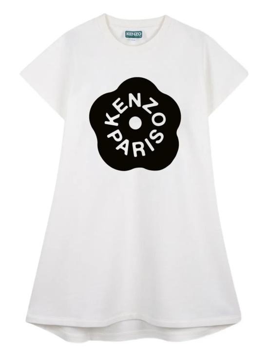 26SS [키즈] 겐조 원피스 K61794 117 BIANCO SPORCO