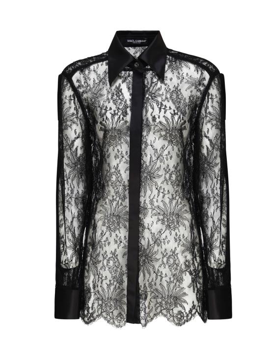  돌체앤가바나 셔츠 F5R42T MLMAEN0000 Black - DOLCE & GABBANA