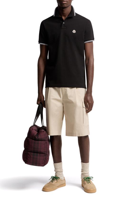 26SS 몽클레어 폴로 티셔츠 L10918A0002784556 999 Black - MONCLER