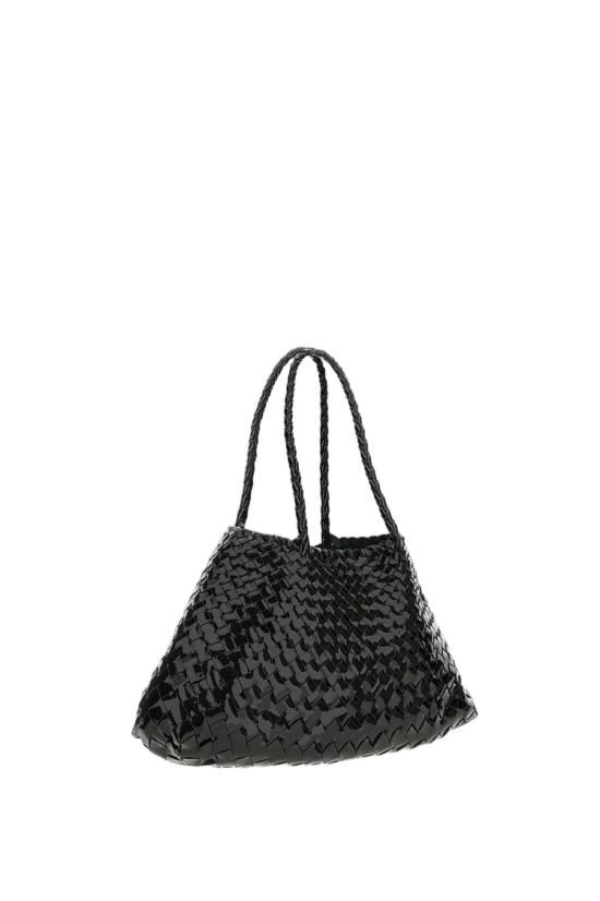  드래곤디퓨전 SANTA CROCE 산타 크로체 빅 토트백 8892PPATENTBLACK Neutrals
