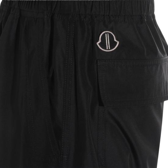 26SS 릭오웬스 몽클레어 스트레이트 팬츠 MU01F2A02M8115999 Black - RICK OWENS MONCLER