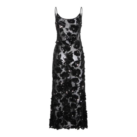 26SS Nissa 롱 원피스 RRS16261BLACK Black - NISSA