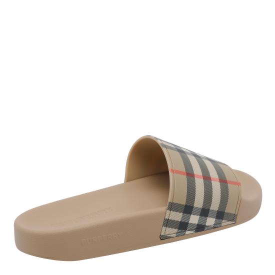 26SS 버버리 체크 슬라이드 8124942 A7028 Beige - BURBERRY