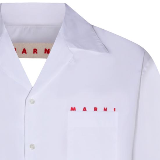 26SS 마르니 반팔 셔츠 CUMU0213PPUSCT88LRW01 White - MARNI