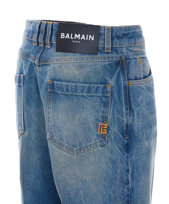 26SS 발망 데님 팬츠 MI070DG10 6AW Blue - BALMAIN