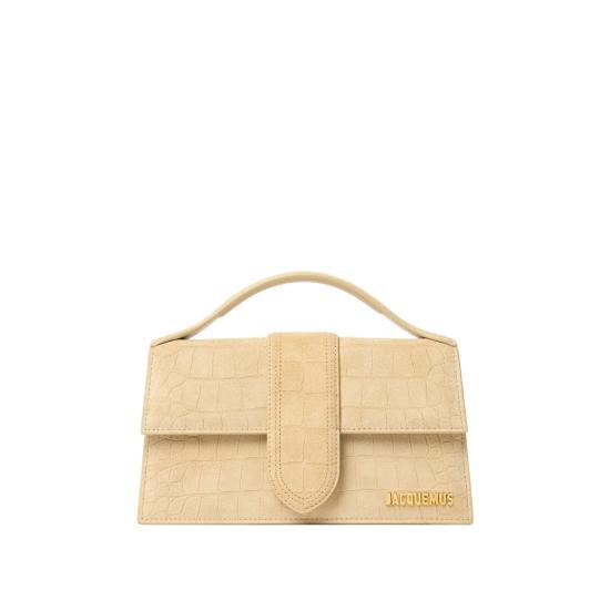 26SS 자크뮈스 라지 밤비노 크로스바디 플랩 백 BAW00007AC07A17150 Neutrals