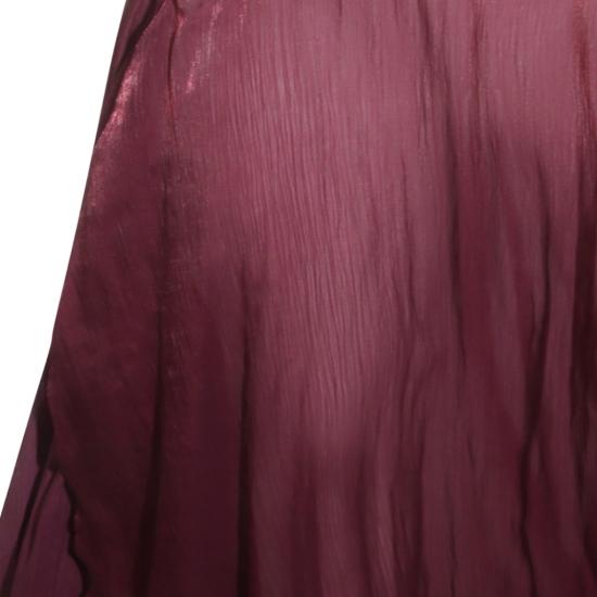 26SS Nissa 롱 원피스 RRS16319BURGUNDY Black - NISSA