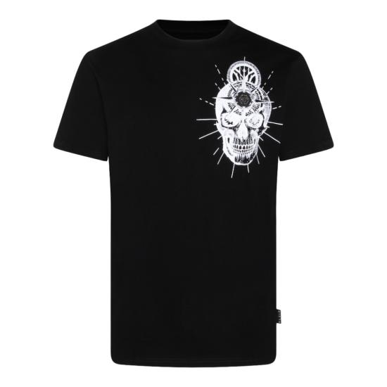 26SS 필립 플레인 반팔 티셔츠 SAFCMTK8857PJY002N02 Black