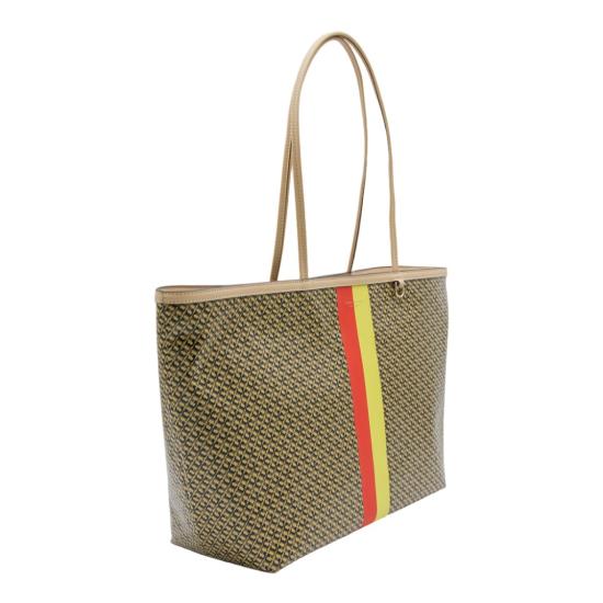 26SS 토리버치 더 레이서 멀티 토트백 178726240 Brown - TORY BURCH