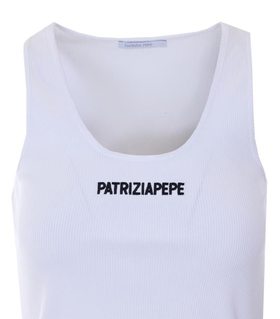 26SS 파트리지아페페 긴팔 티셔츠 8M1617 J216W103 White - PATRIZIA PEPE