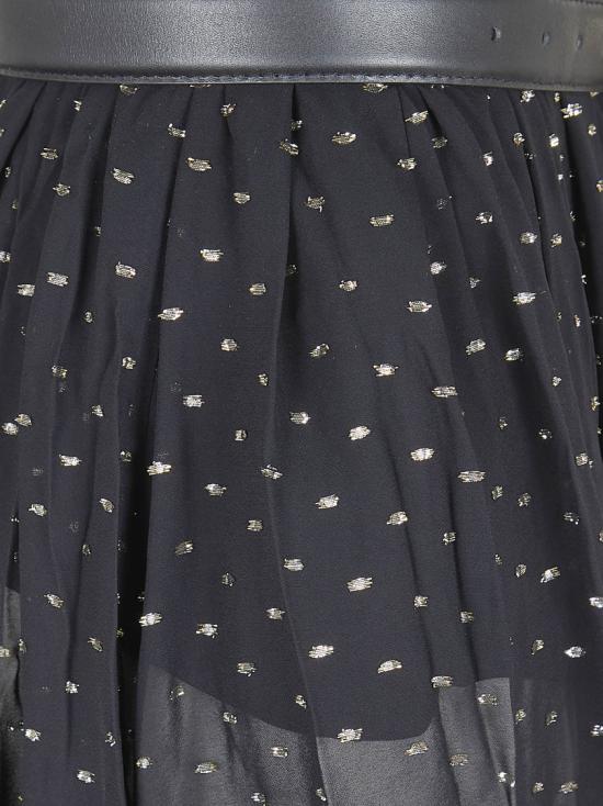 26SS 셀프 포트레이트 롱 스커트 RS26 196XSK Black - SELF PORTRAIT