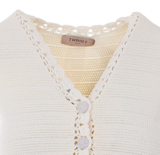 26SS 트윈셋 긴팔 티셔츠 261TP3077 07222 White - TWINSET