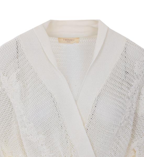 26SS 트윈셋 가디건 261TE3021 00381 White - TWINSET