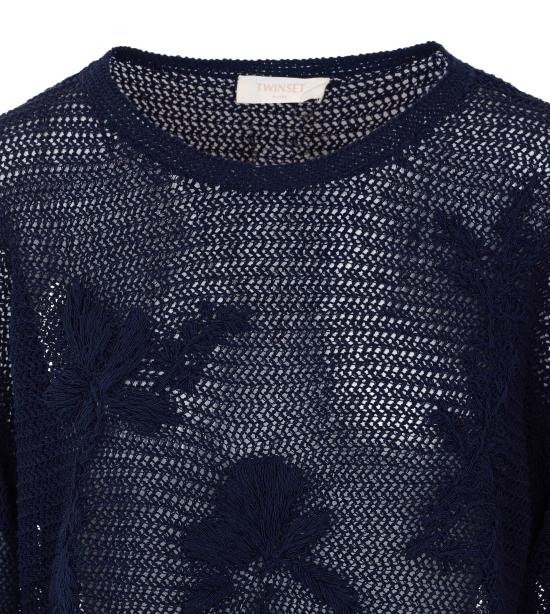 26SS 트윈셋 스웨터 261TE3020 13172 Blue - TWINSET