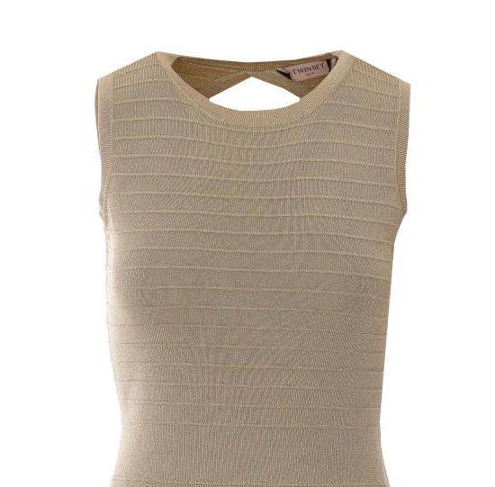 26SS 트윈셋 미디 원피스 261TP3123 13372 Golden - TWINSET