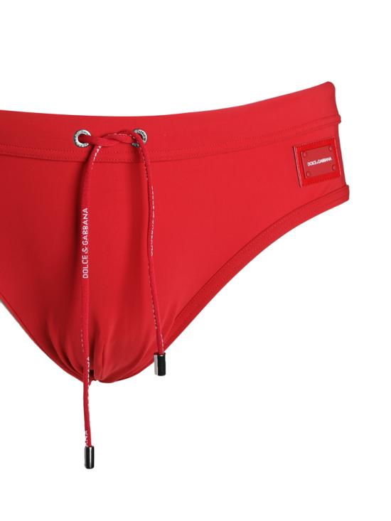 25FW 돌체앤가바나 스윔팬츠 M4A27J FUGA2R2244 Bloody Red - DOLCE & GABBANA